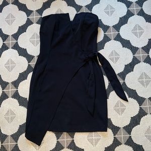 Strapless cocktail dress